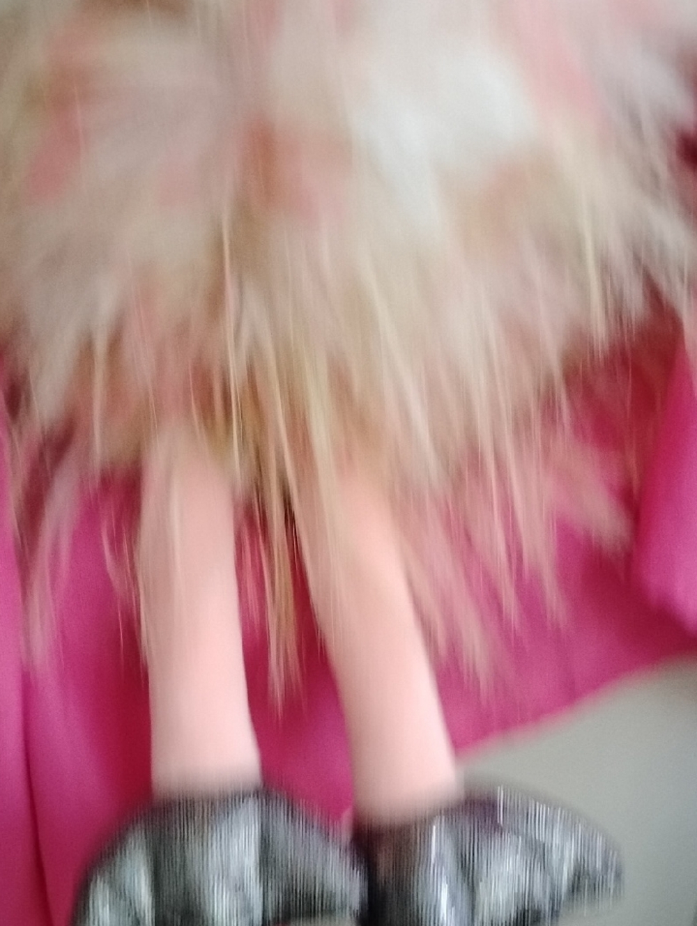 Pink Multi Coloured Fluffy Emu - Picture 4 of 6